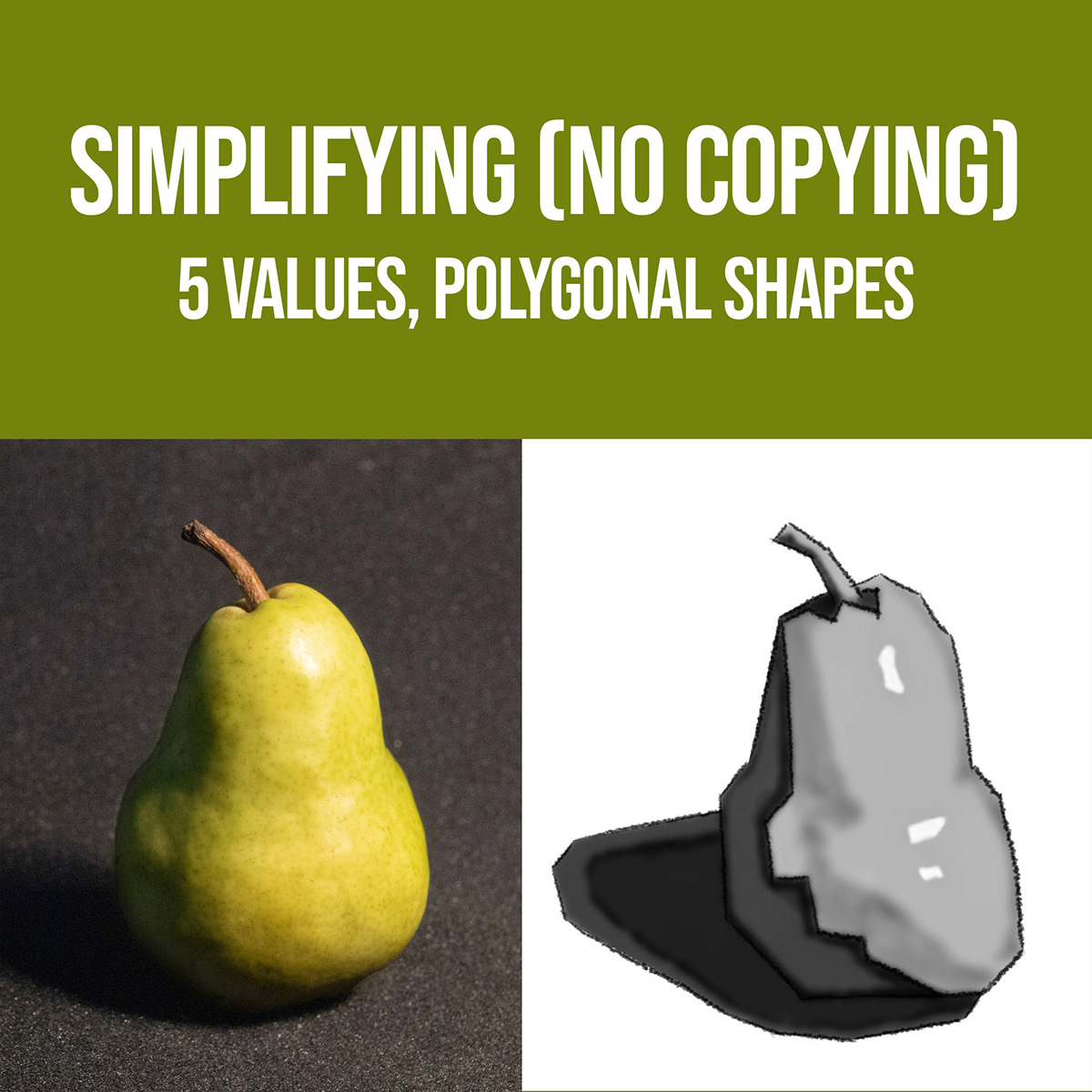 Pear Digital Drawing