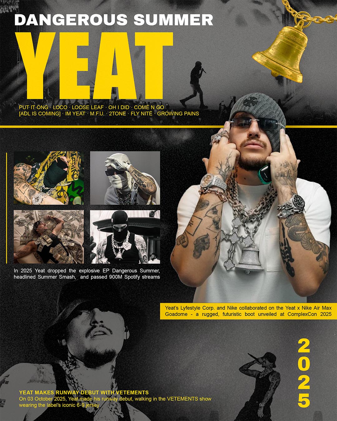 Yeat Hip-Hop Poster