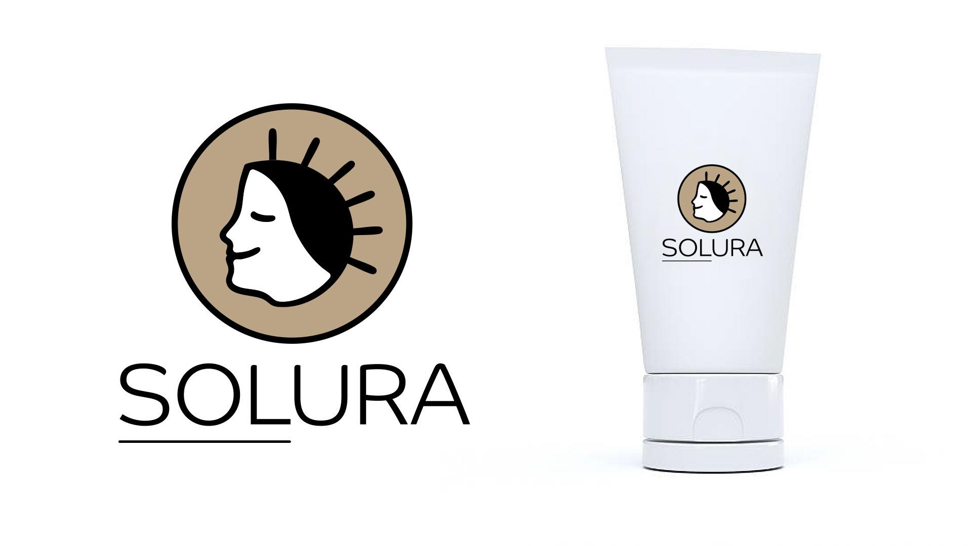 Solura Skincare Logo Design